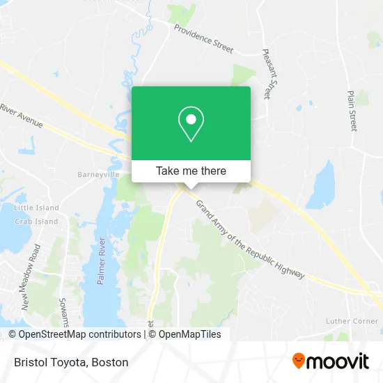 Bristol Toyota map