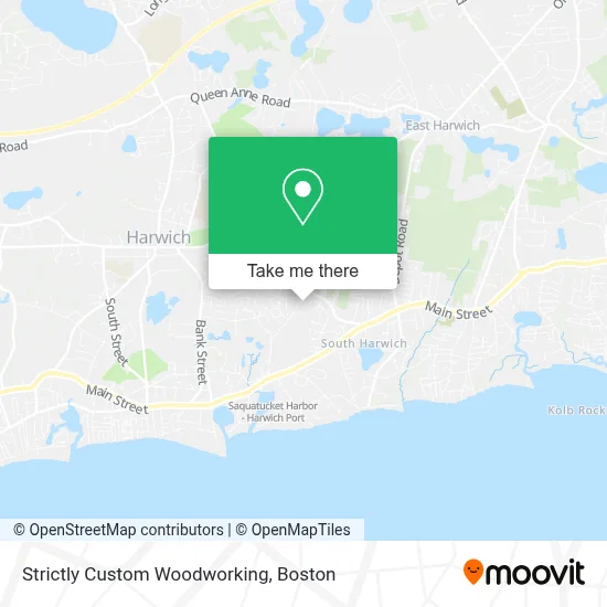 Strictly Custom Woodworking map