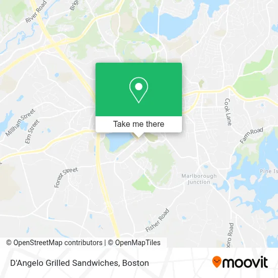 D'Angelo Grilled Sandwiches map