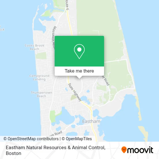 Eastham Natural Resources & Animal Control map