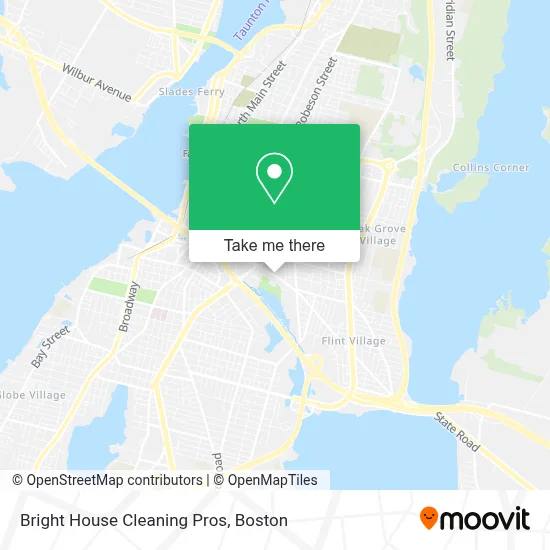Bright House Cleaning Pros map