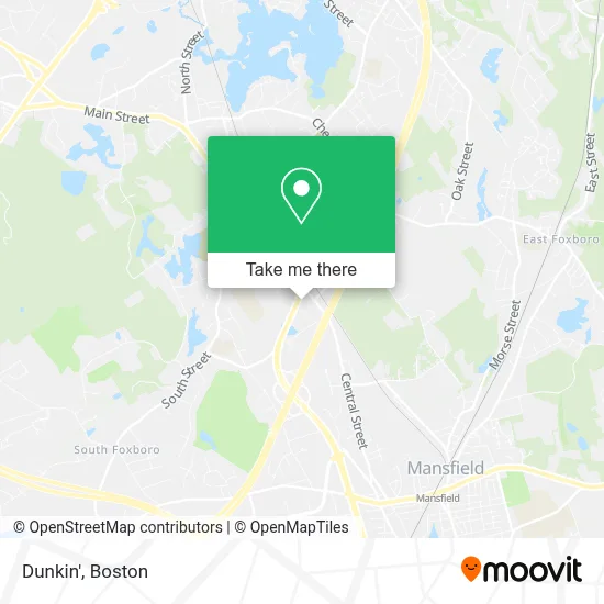 Dunkin' map