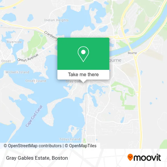 Gray Gables Estate map
