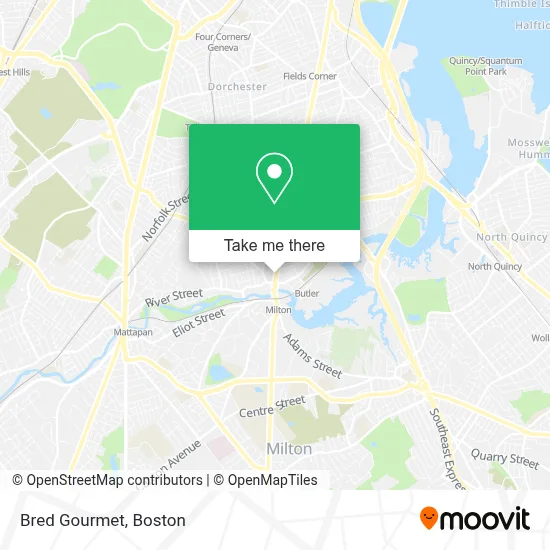 Bred Gourmet map