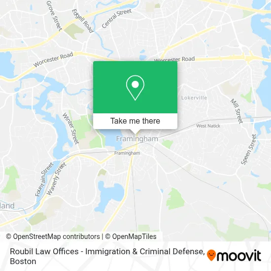Roubil Law Offices - Immigration & Criminal Defense map