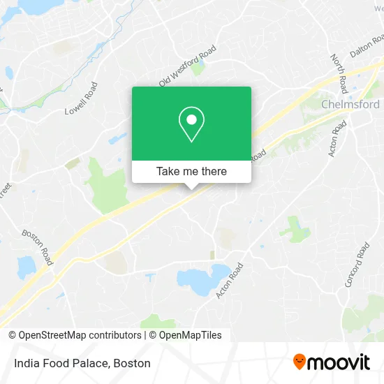 India Food Palace map