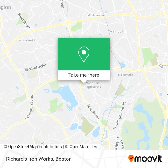 Richard's Iron Works map