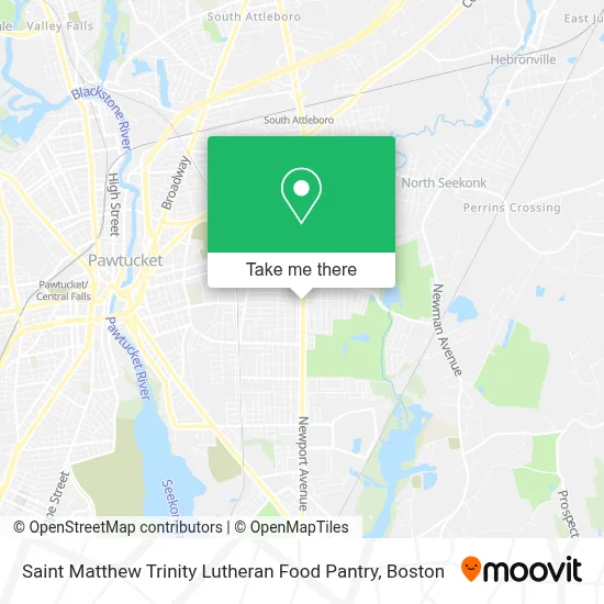 Saint Matthew Trinity Lutheran Food Pantry map