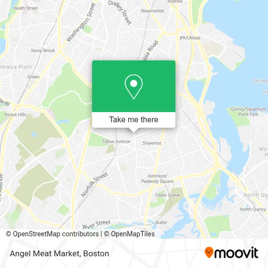 Angel Meat Market map