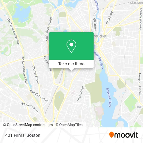 401 Films map
