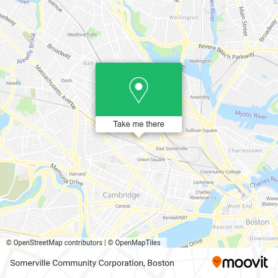 Somerville Community Corporation map