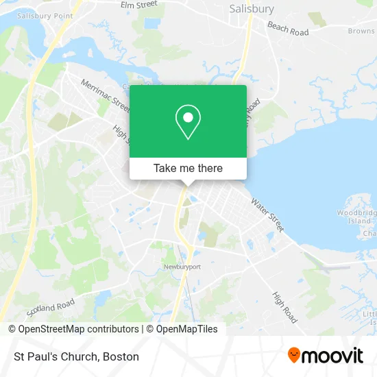 St Paul's Church map