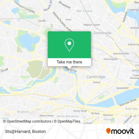 Sts@Harvard map