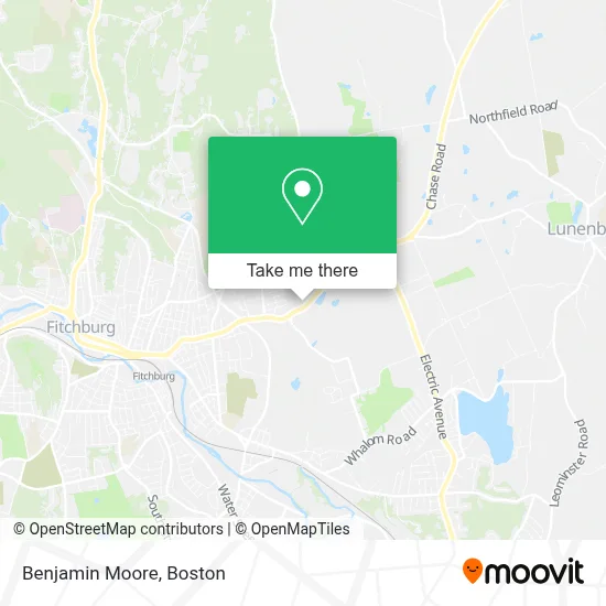 Benjamin Moore map