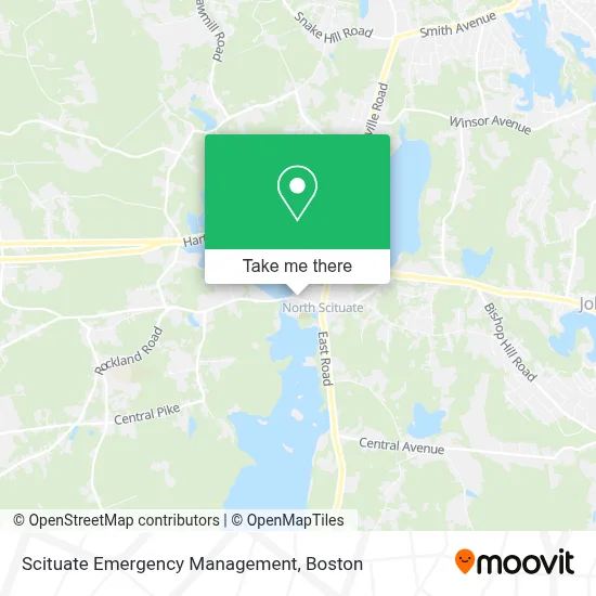 Scituate Emergency Management map