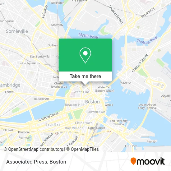 Associated Press map