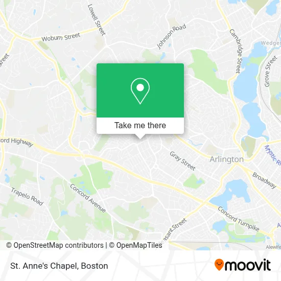 St. Anne's Chapel map