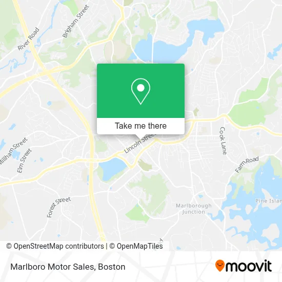 Marlboro Motor Sales map