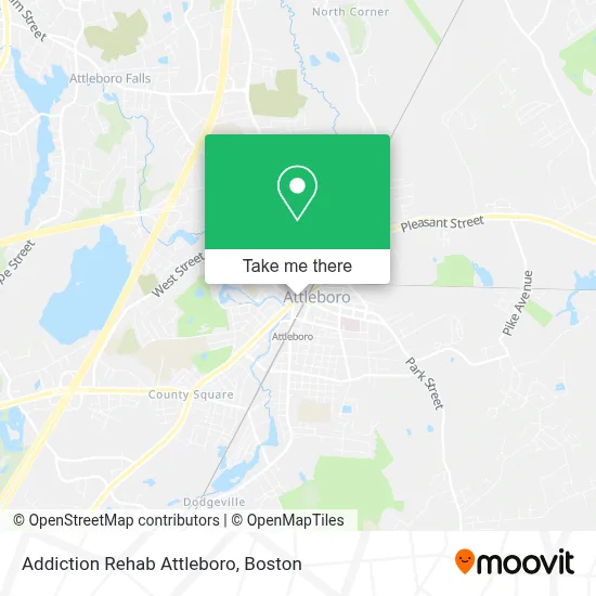 Addiction Rehab Attleboro map