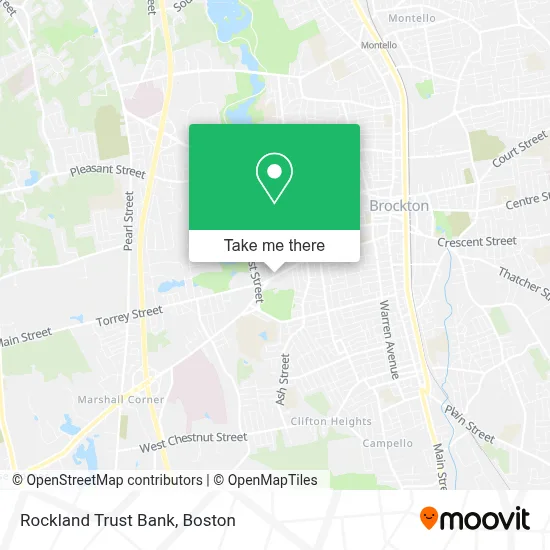 Rockland Trust Bank map
