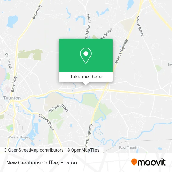 New Creations Coffee map
