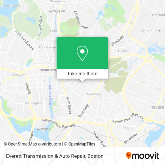 Everett Transmission & Auto Repair map