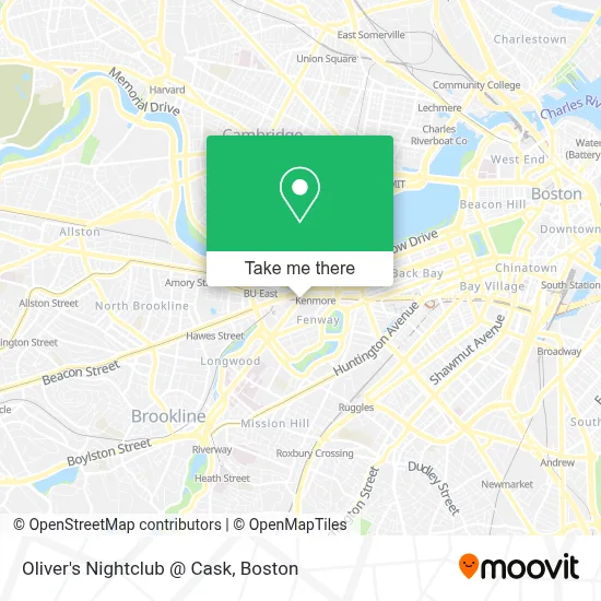 Oliver's Nightclub @ Cask map