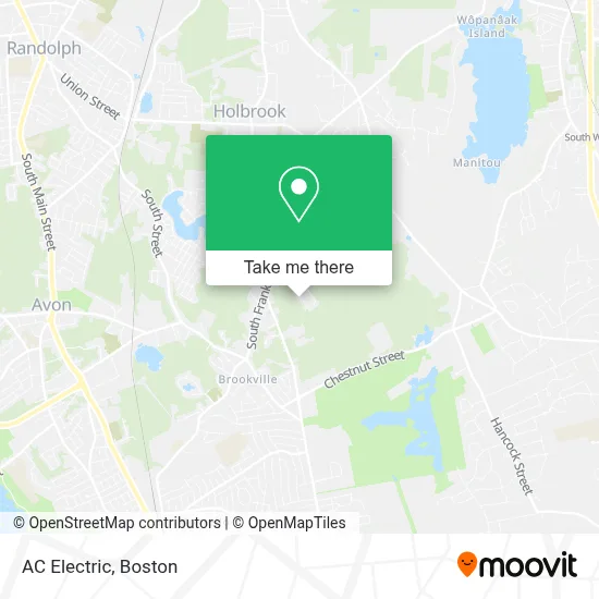 Ac Electric map