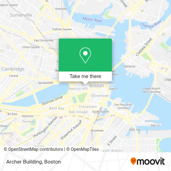 Archer Building map
