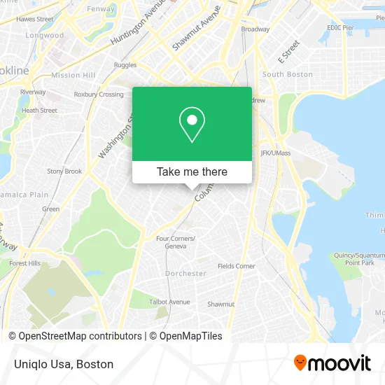 Uniqlo Usa map