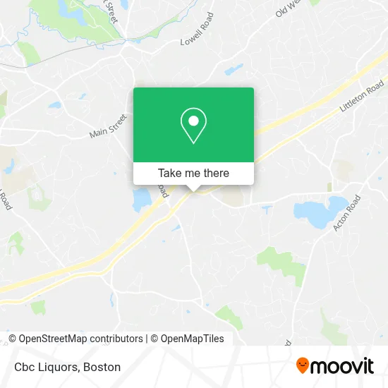 Cbc Liquors map