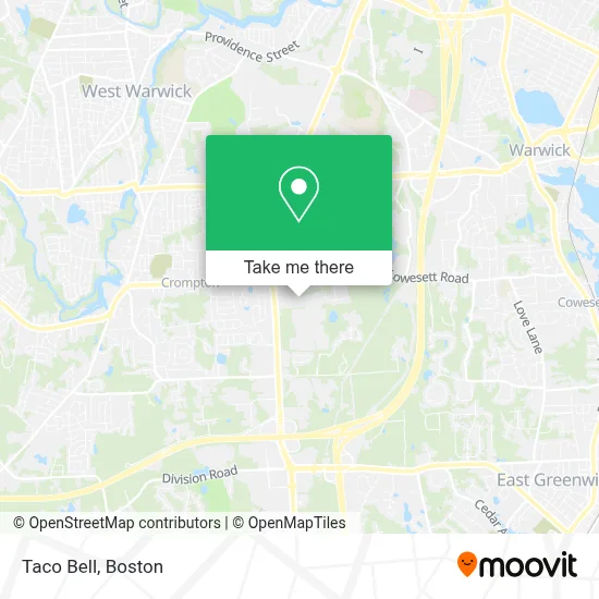 Taco Bell map
