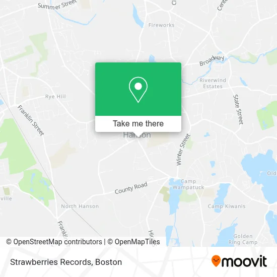 Strawberries Records map