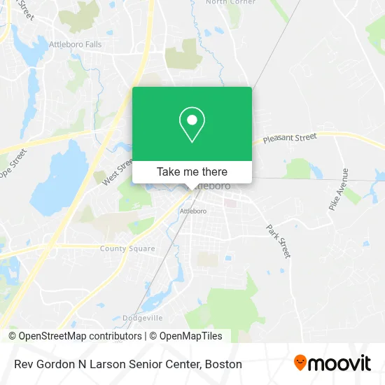 Rev Gordon N Larson Senior Center map