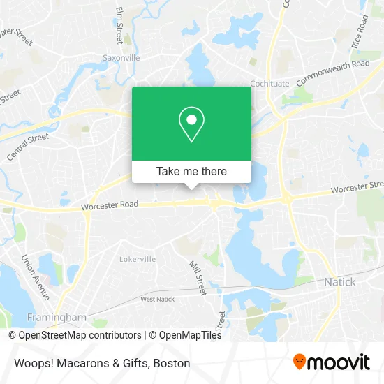 Woops! Macarons & Gifts map