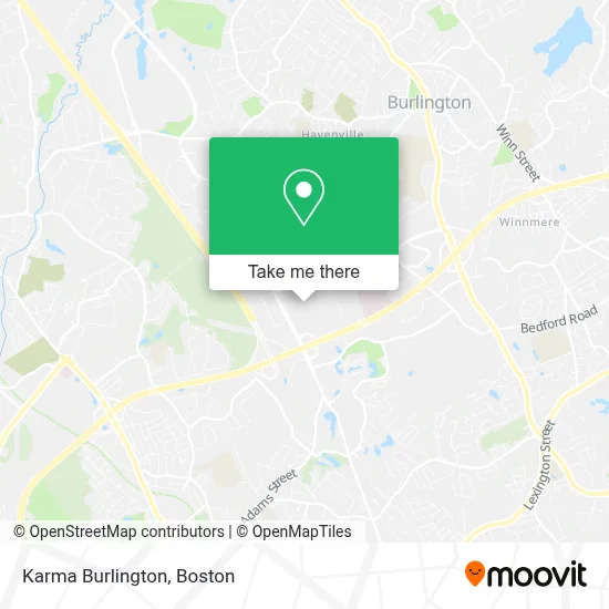 Karma Burlington map