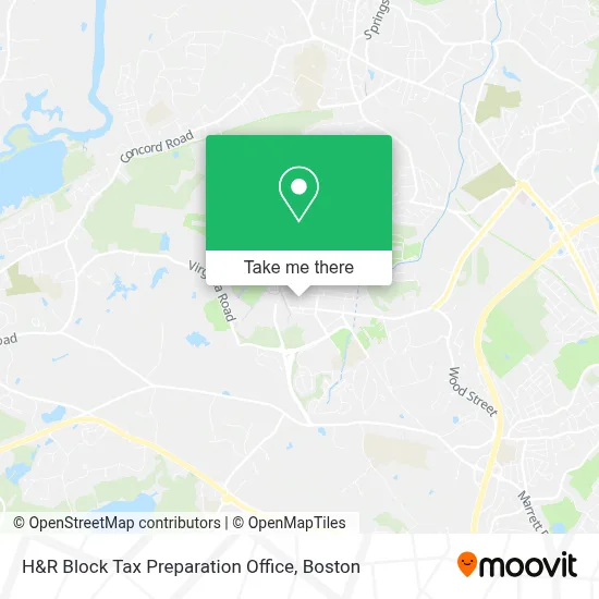 H&R Block Tax Preparation Office map