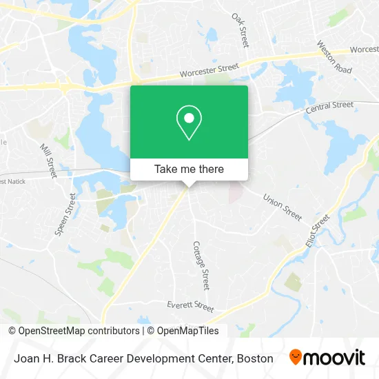 Joan H. Brack Career Development Center map