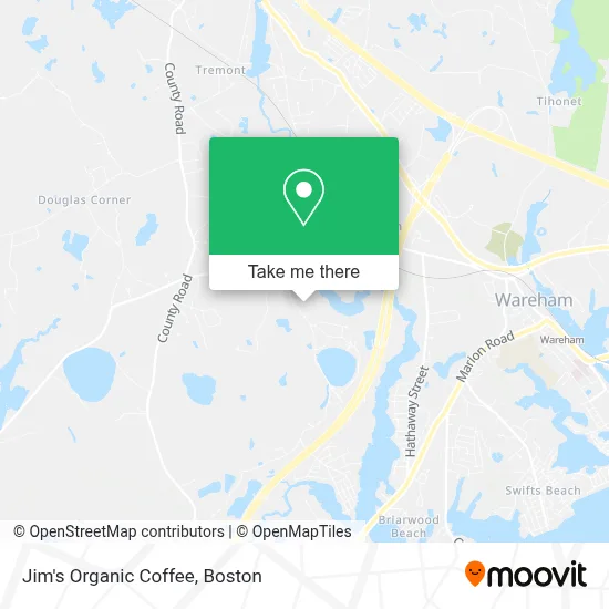 Jim's Organic Coffee map