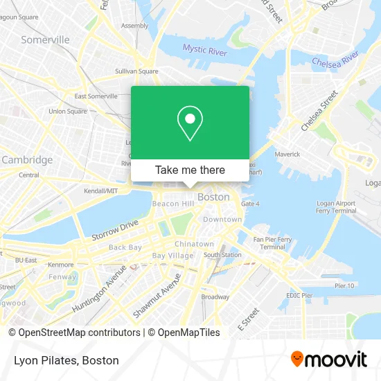 Lyon Pilates map