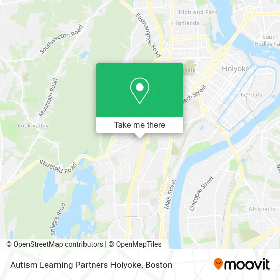 Autism Learning Partners Holyoke map