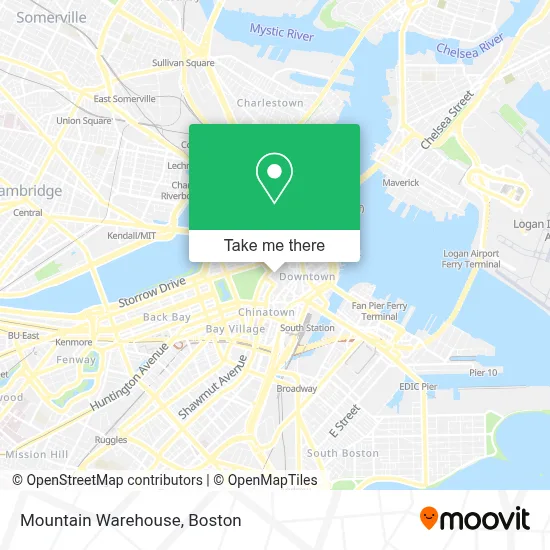 Mountain Warehouse map
