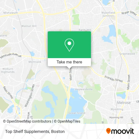 Top Shelf Supplements map