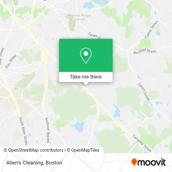 Allen's Cleaning map