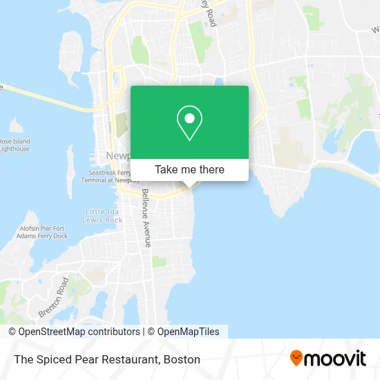 The Spiced Pear Restaurant map