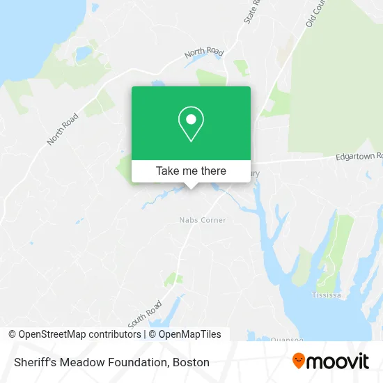 Sheriff's Meadow Foundation map