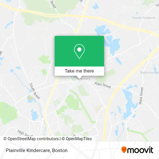 Plainville Kindercare map