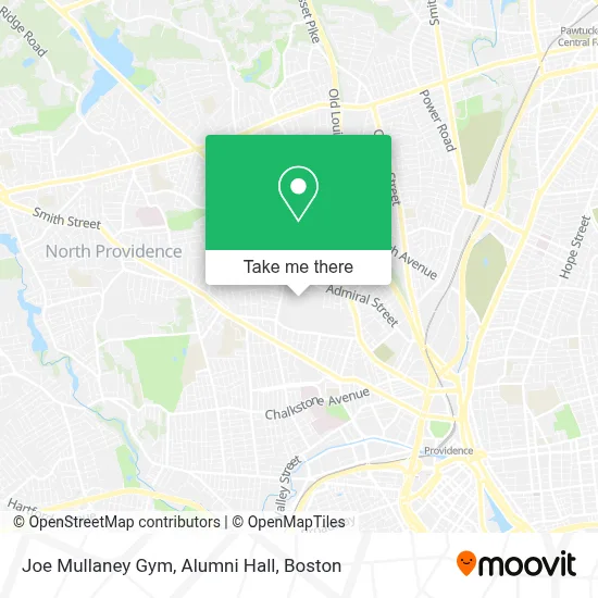 Joe Mullaney Gym, Alumni Hall map