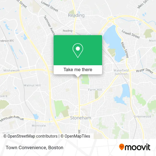 Town Convenience map
