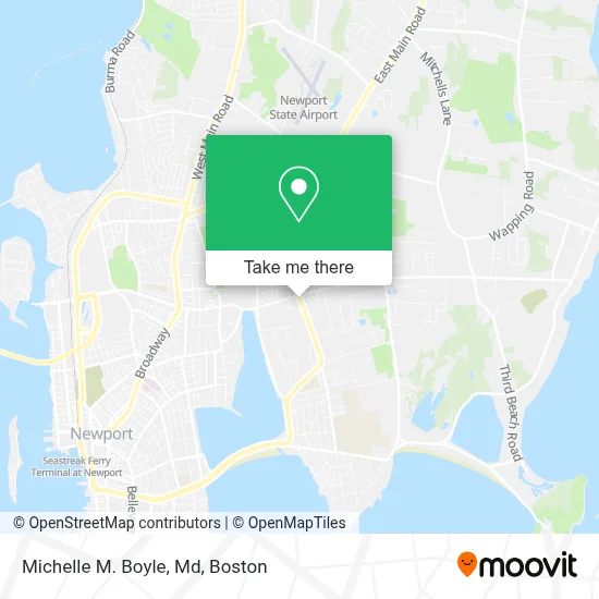 Michelle M. Boyle, Md map